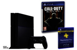 PS4 500GB Console, COD: Black Ops 3 and 12 Month PSN